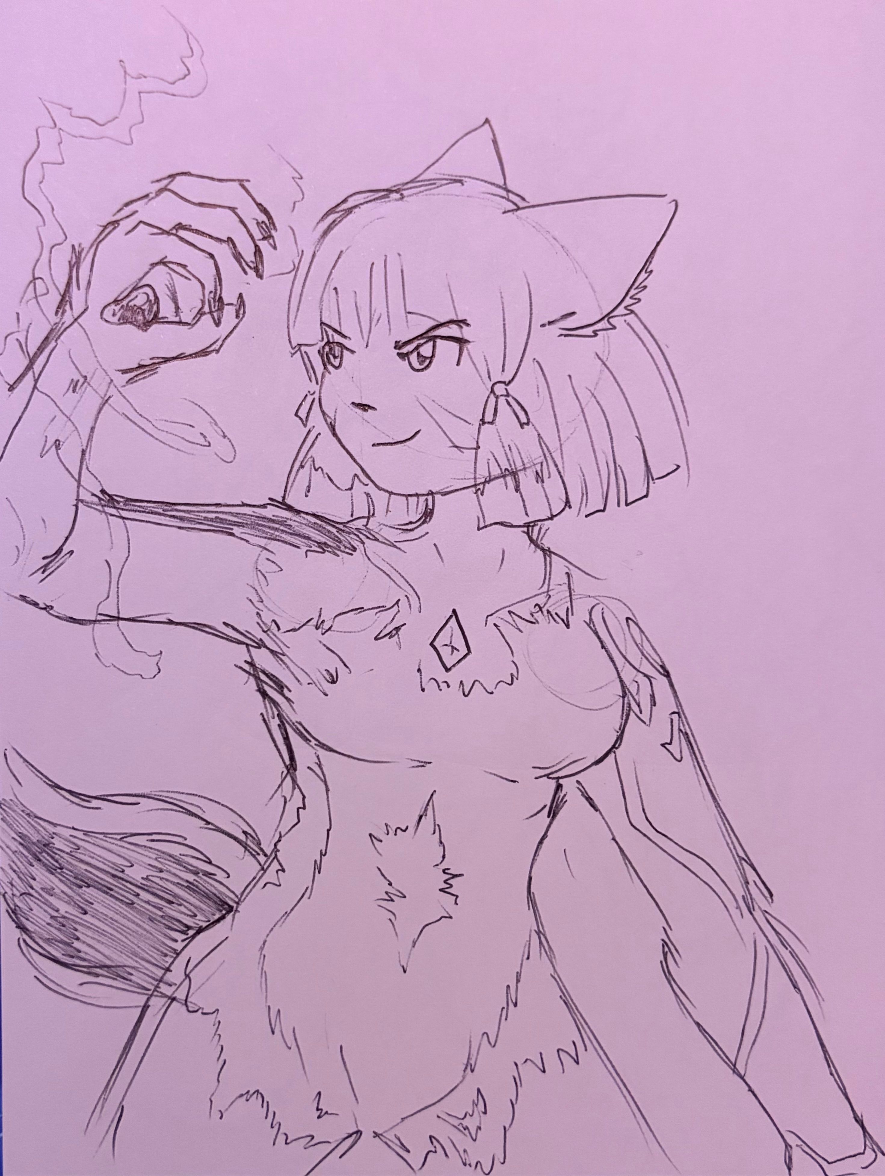Nia transforming into Zeydaan