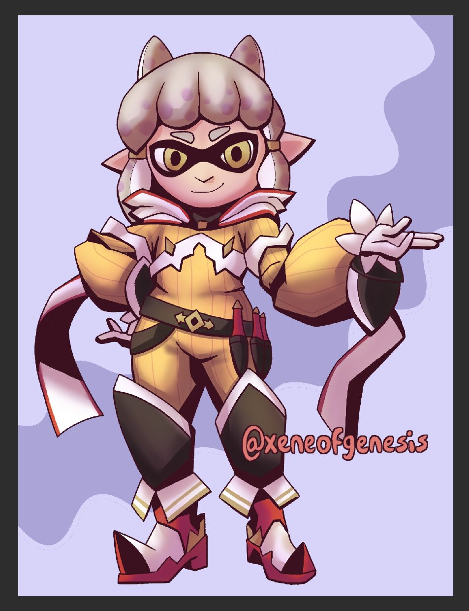 Nia as an Inkling girl