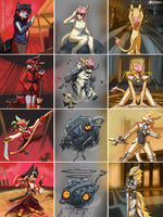 Zeydaan and Isabella in the Steelcrystal Skylands