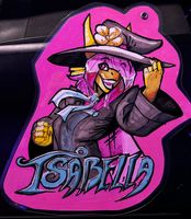 Witchy Isabella Badge