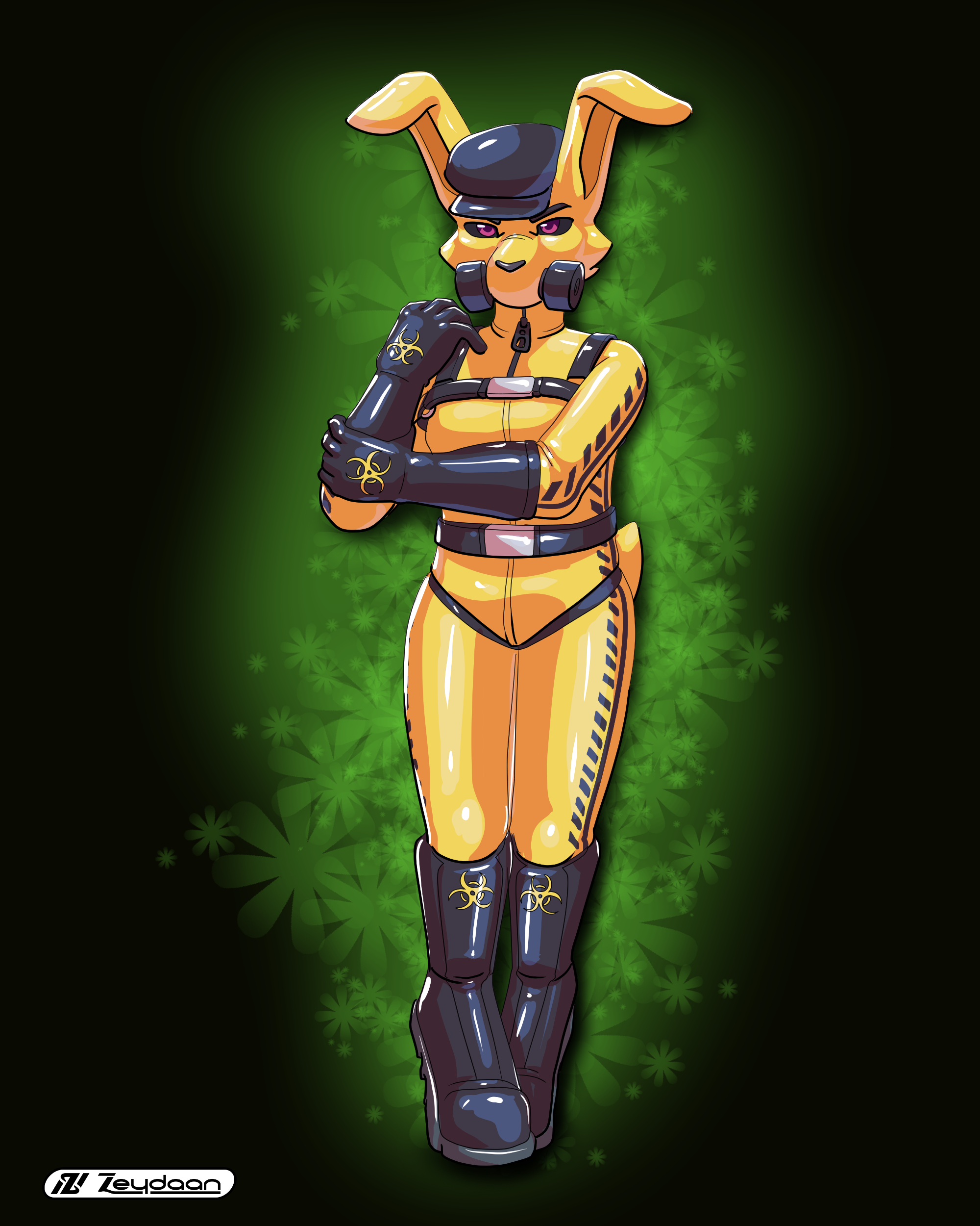 Spring Green as a Rubber Hazmat Drone