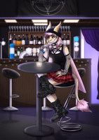 The Dragon across the bar
