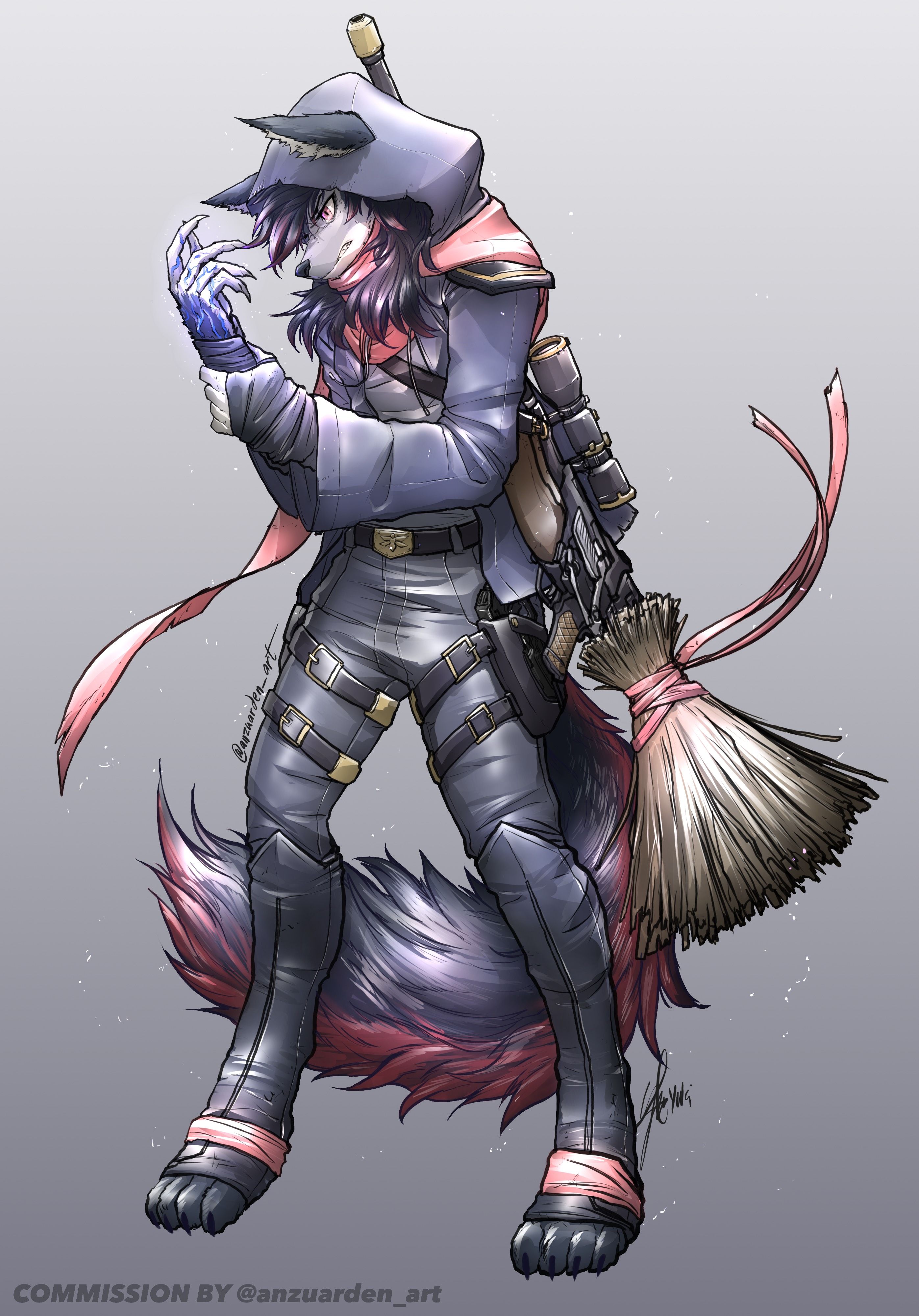 Zeydaan staring at her hand as blue veins of corruption form down it.