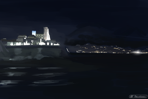 Antibes at Night