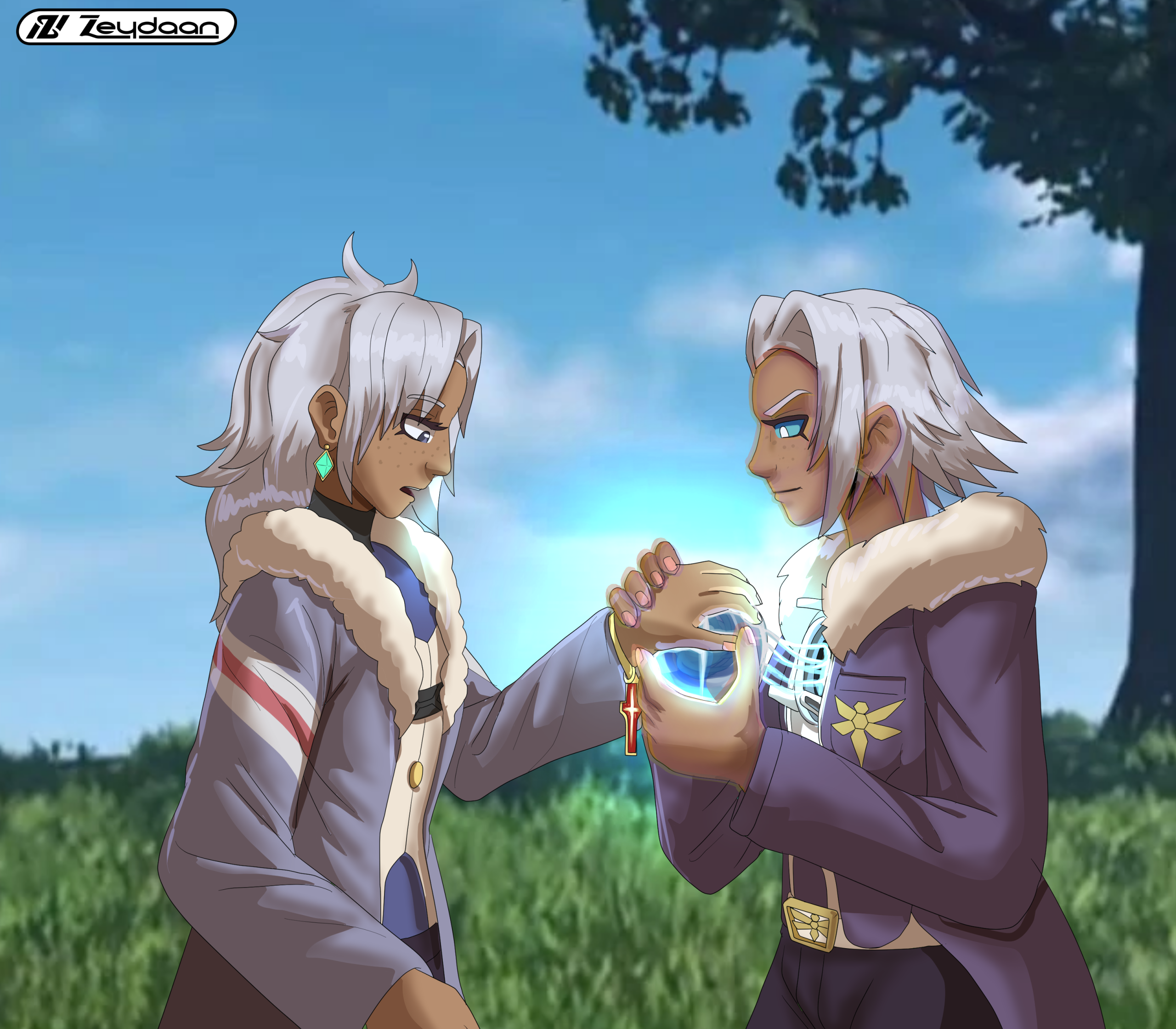 Alvis and a transfemme Alysia meet eachother, with the former presenting their core.
