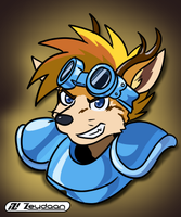 Donning Sparkster's Armour