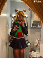 Noelle in the Mirror