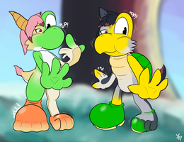 Yoshi Isabella and Koopa Zeydaan