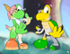 Yoshi Isabella and Koopa Zeydaan