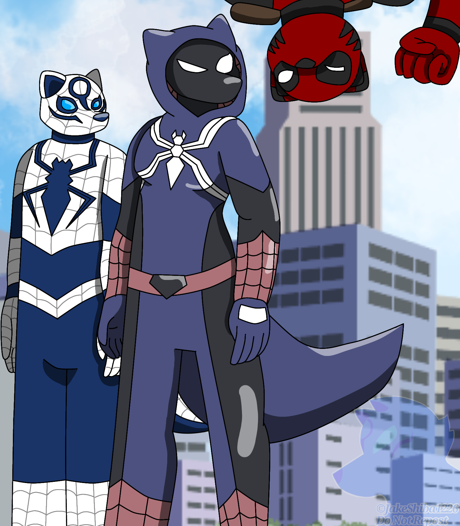 Spider witch, Spider hound and Catpool together