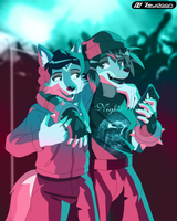 Jayne and Zeydaan at the Party