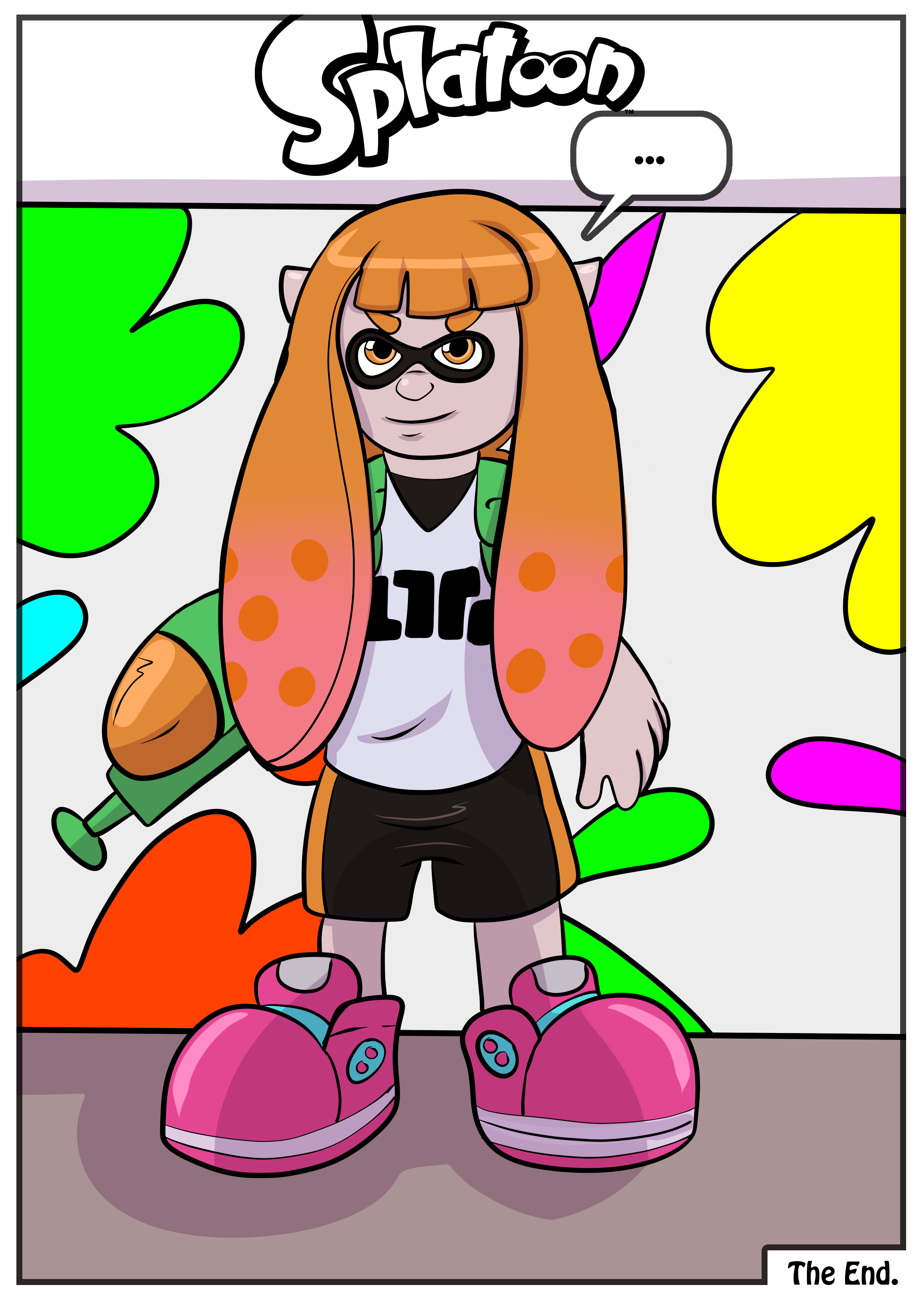 Zeydaan as a full inkling mascot