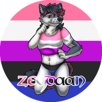 Zeydaan Genderfluid Pride Badge