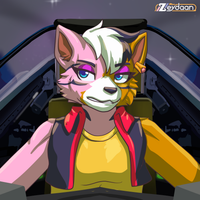 Quinn in the Arwing