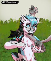 Sable and some Feathered Friends