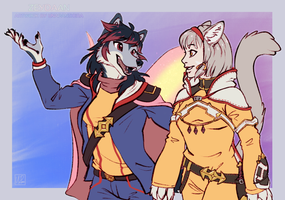 Zeydaan and Nia in Between Adventures