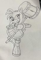 Amy with the Rubber Dress and Rubber Hammer