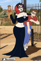 Vanessa takes Agent and Amy to the Park
