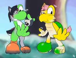 Yoshi Zeydaan and Koopa Isabella