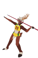 Grazeley Throws a Javelin