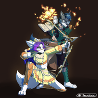 Fang and Azra - Fire Emblem Style