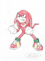 Knuckles the Echidna Sketch