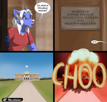Maxie at the Museum