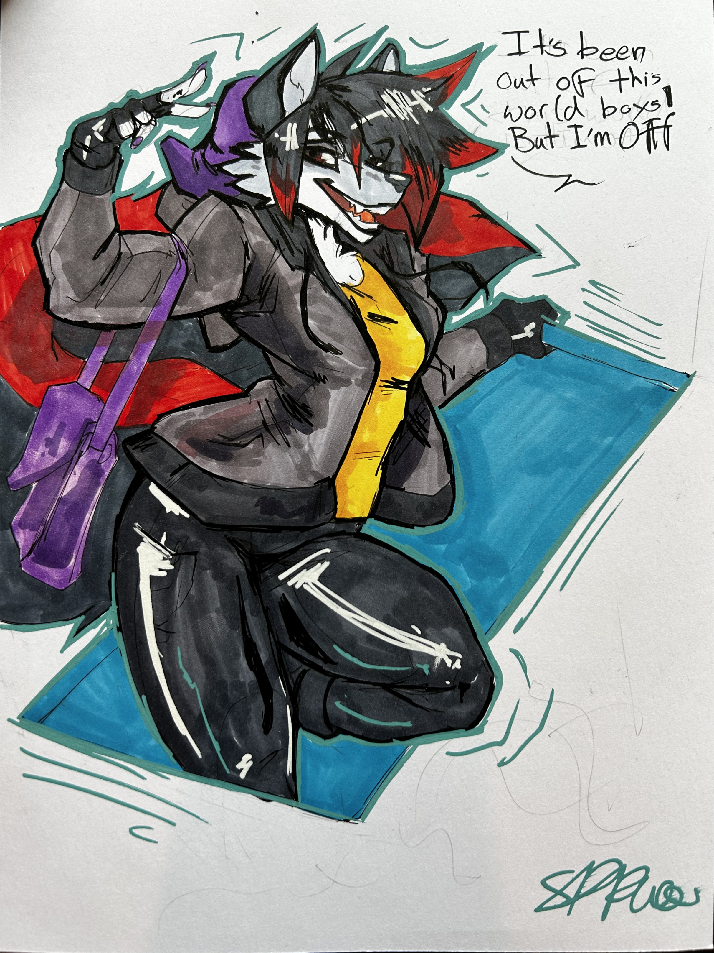 Zeydaan in a smoggie fit "It's been out of this world boys! But I'm off."
