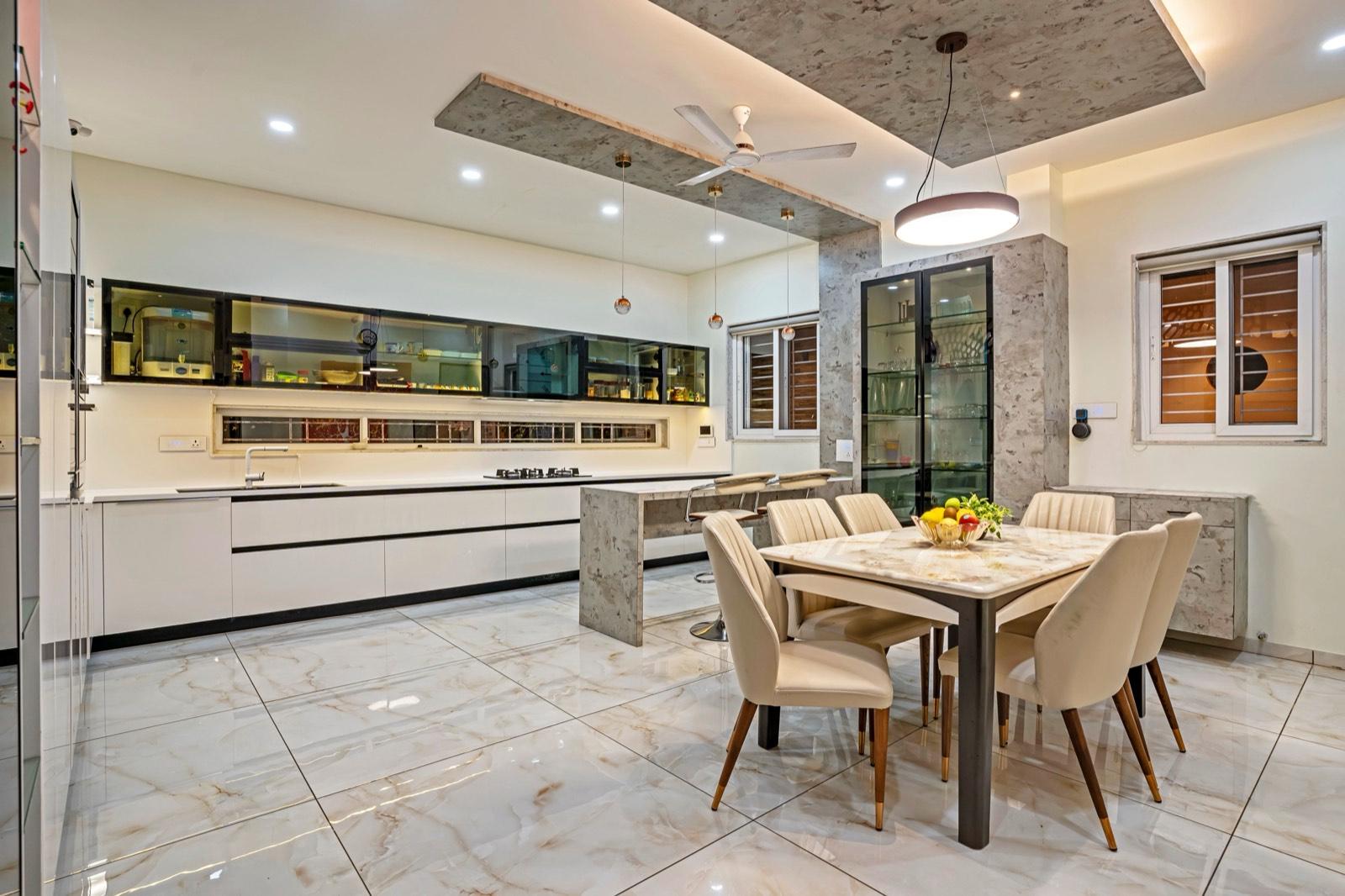 Luxury Interior Designers in Rajapushpa Retreat │ Simplify Home, interior detail 2 by Simplify Home