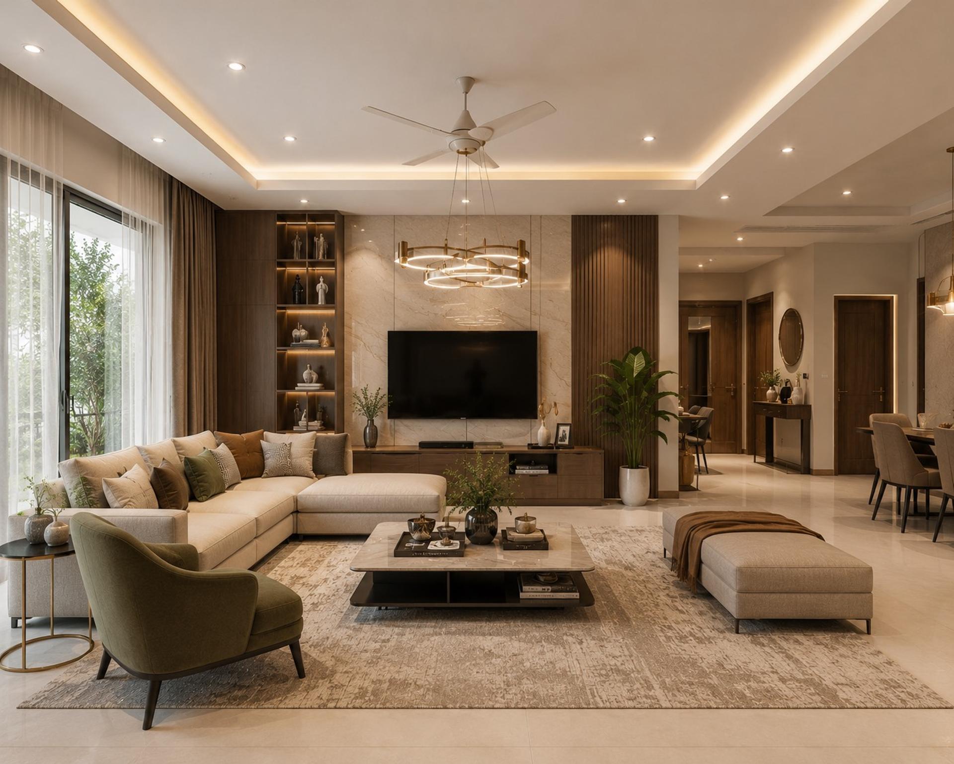 Luxury Interior Designers in My Home Mangala Kondapur Hyderabad, interior detail 4 by Simplify Home