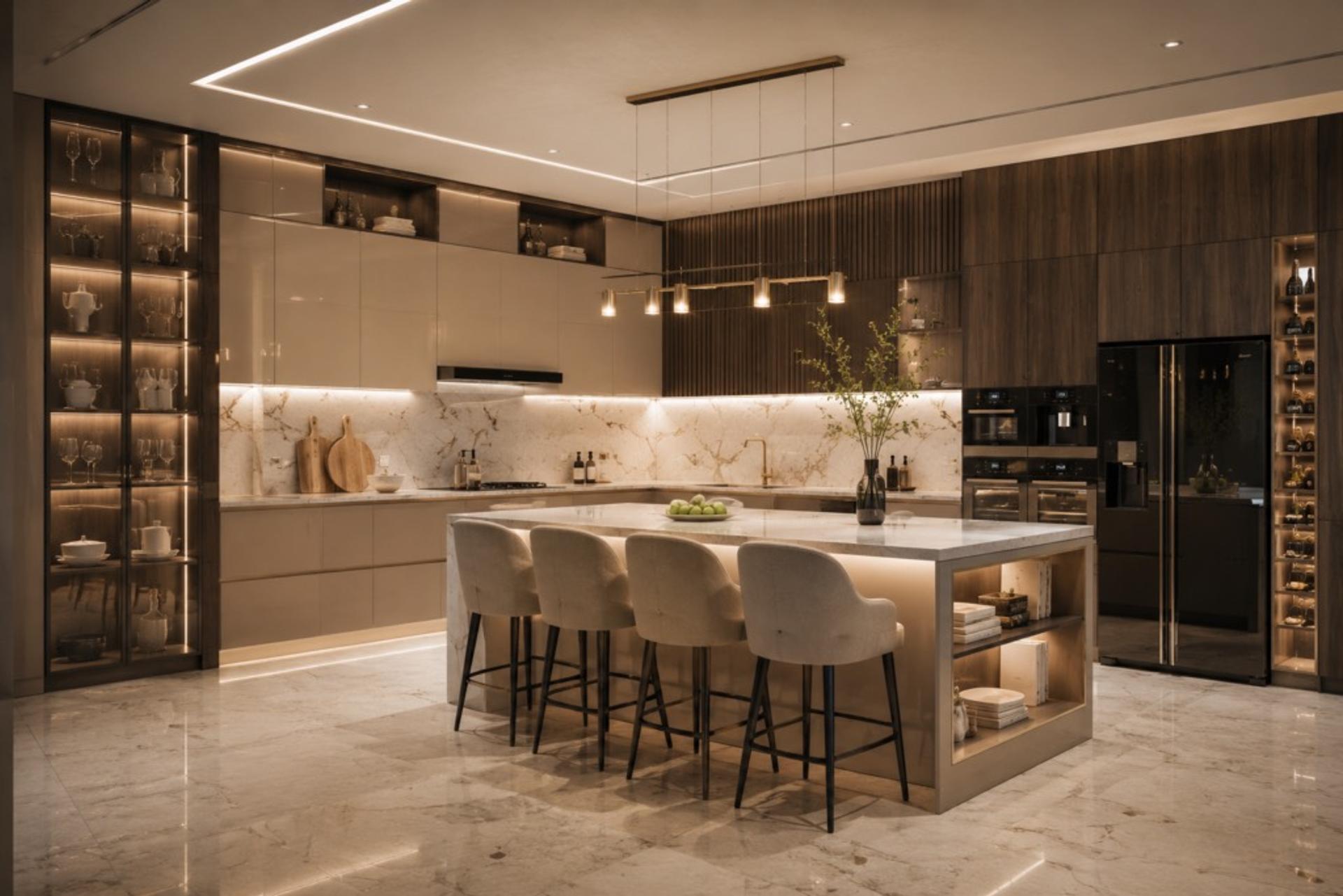 Luxury Interior Designers in Aurobindo Kohinoor Hyderabad, interior detail 2 by Simplify Home