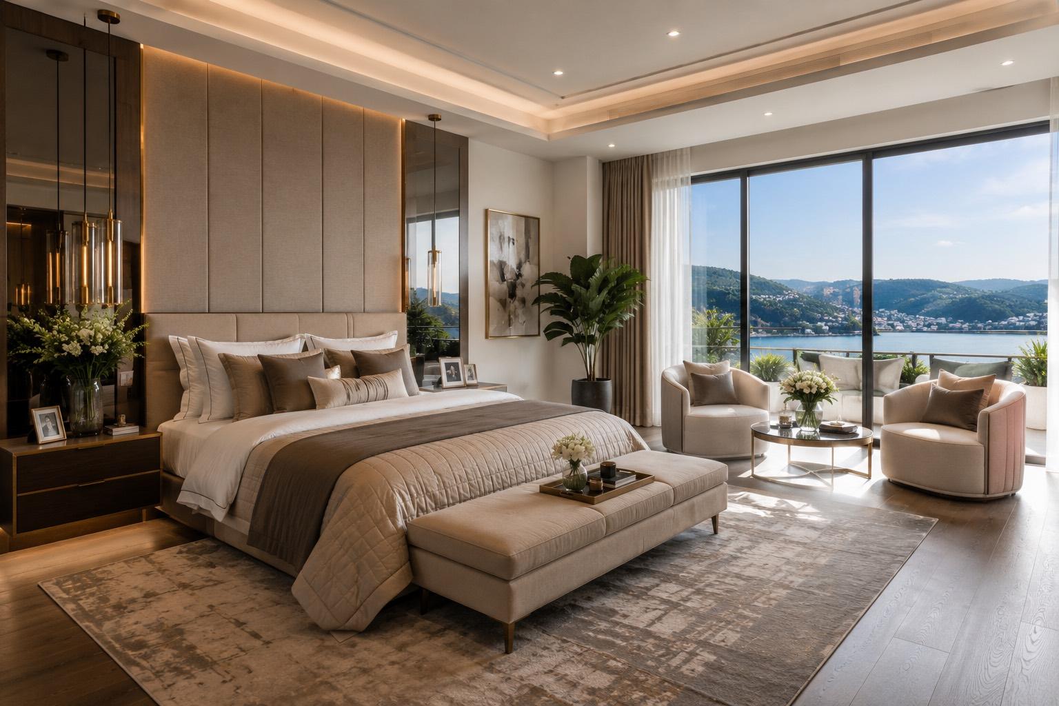 Luxury Interior Designers in Ramky One Symphony Patancheru, interior detail 2 by Simplify Home