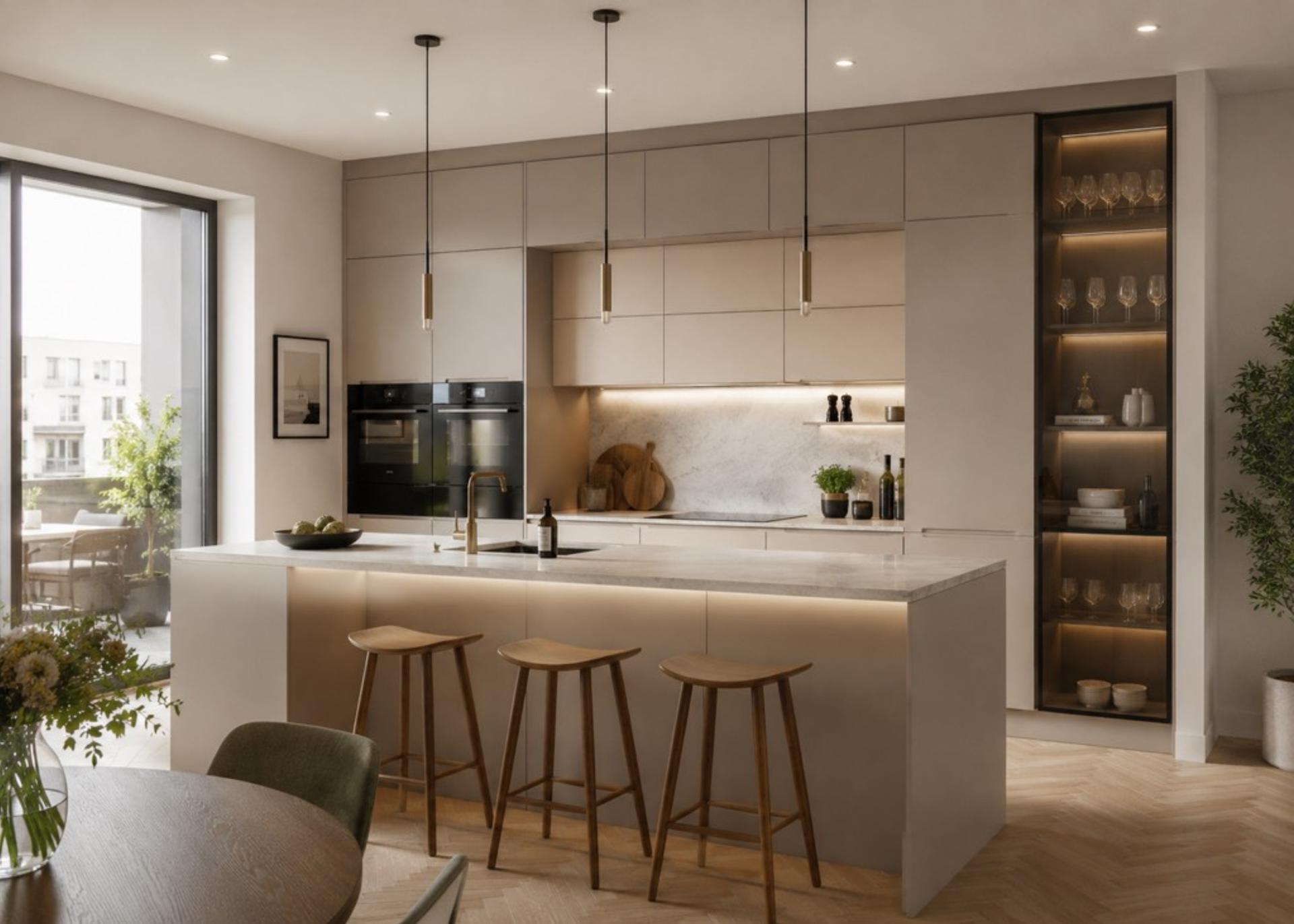 Luxury Interior Designers in De Blueoak The Trilight Hyderabad, interior detail 2 by Simplify Home