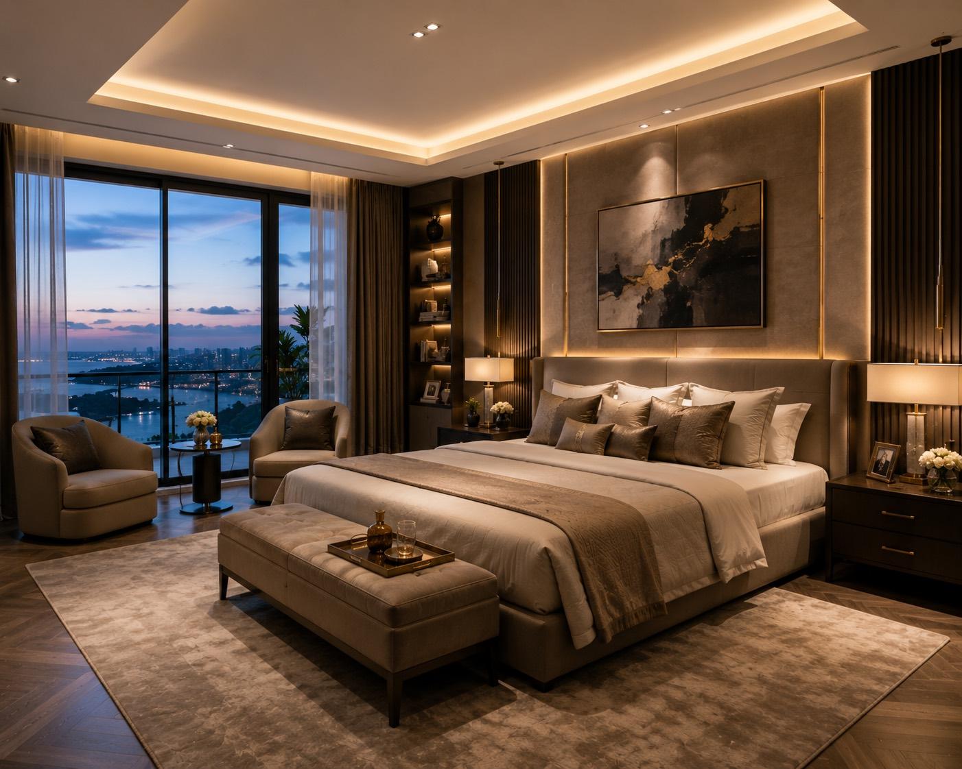 Luxury Interior Designers in Vamsiram Jyothi Valencia Banjara Hills, interior detail 2 by Simplify Home