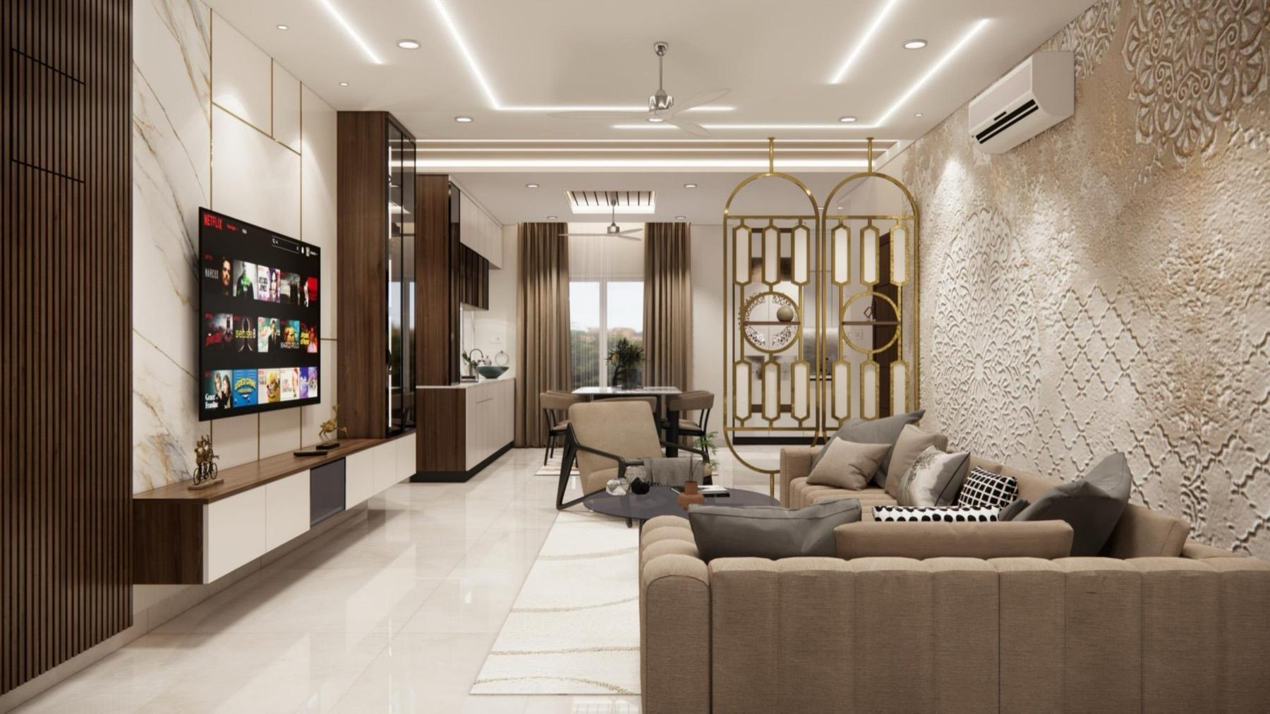 Prashanth - Luxury Interior Designers in Hyderabad, interior detail 2 by Simplify Home