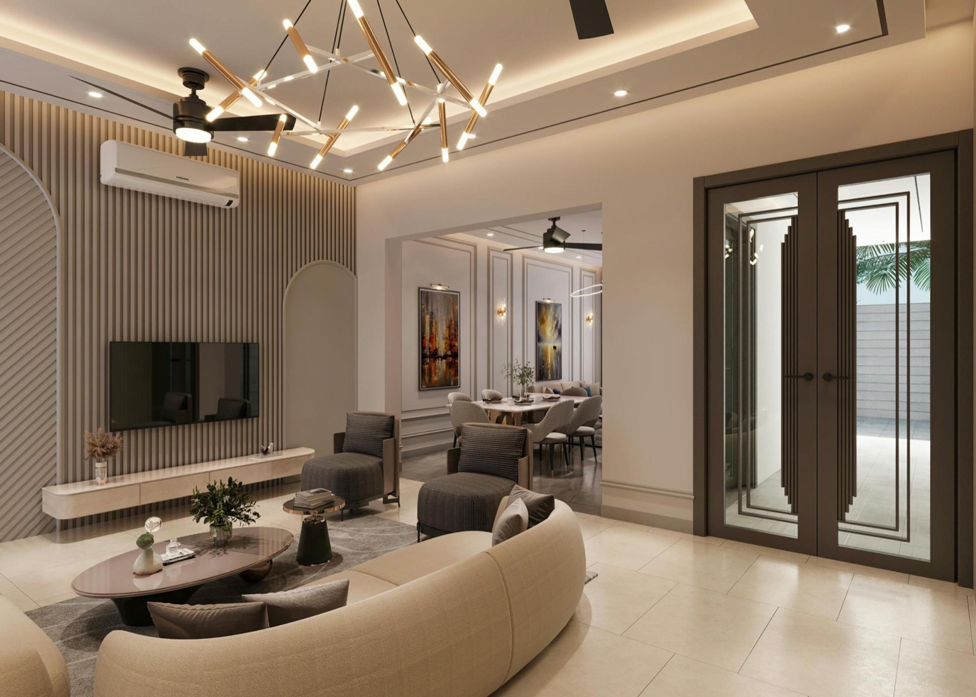 Luxury Interior Designers in Rajapushpa Retreat │ Simplify Home, interior detail 4 by Simplify Home