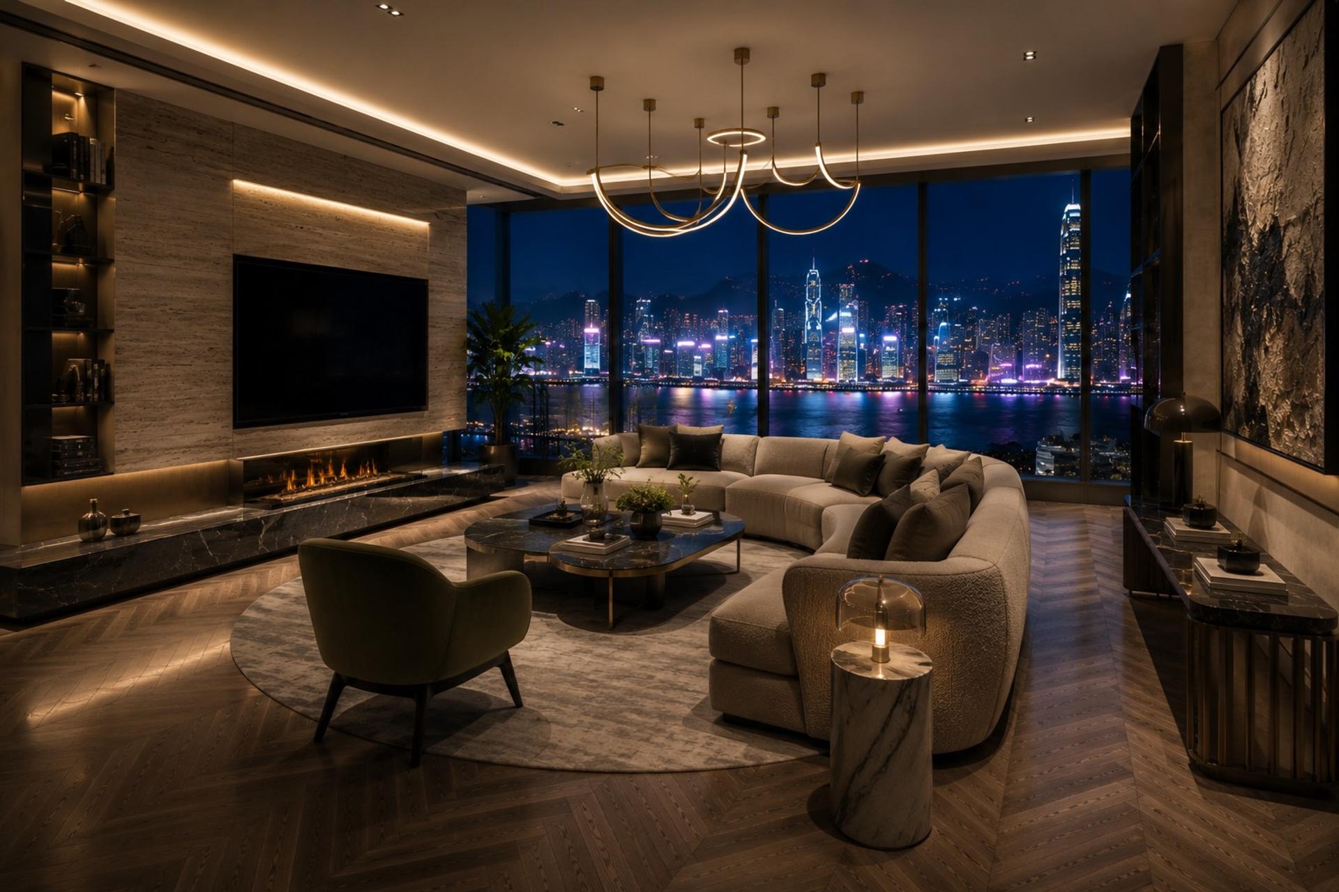 Luxury Interior in Hallmark Altus Hyderabad, interior detail 3 by Simplify Home