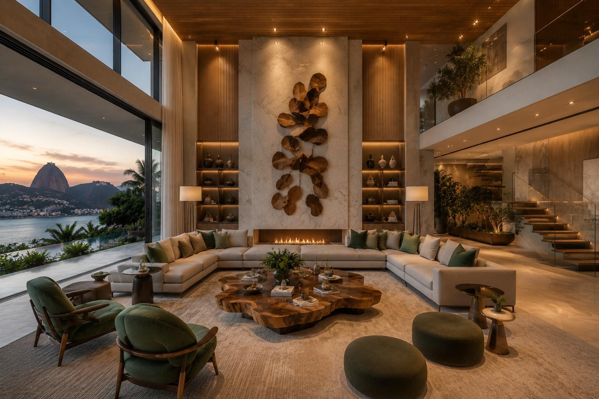 Luxury Interior in Western Marina Hyderabad, interior detail 3 by Simplify Home