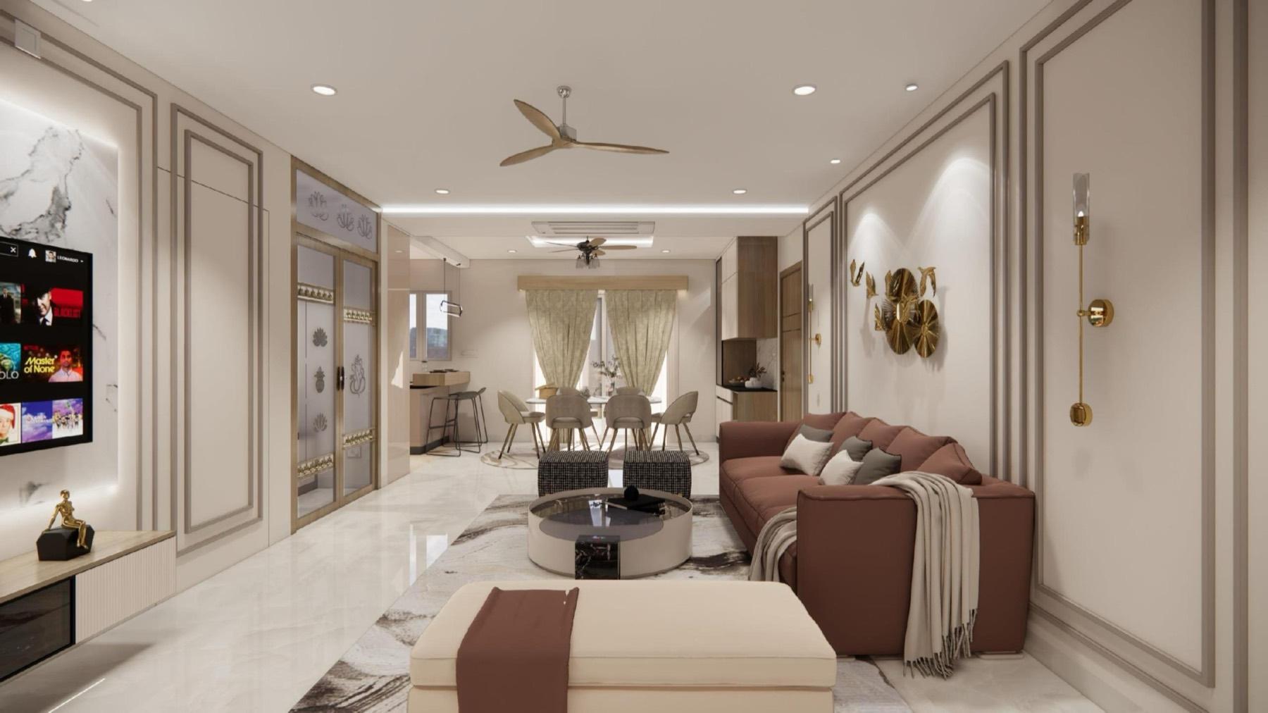 Arun - Luxury Interior Designers in Hyderabad, interior detail 11 by Simplify Home