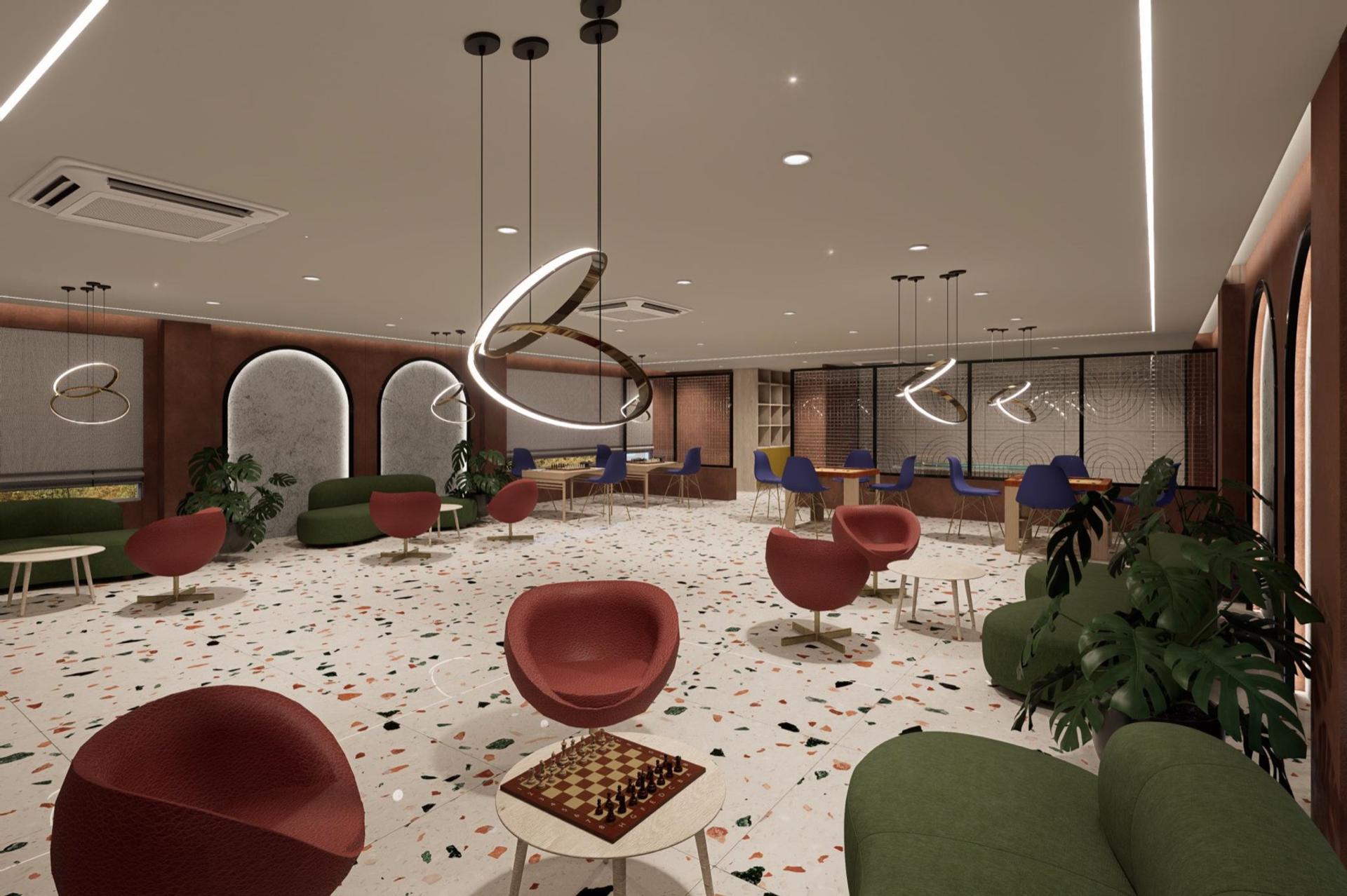 Diamond Valley Club House - Luxury Interior Designers in Vijayawada, interior detail 18 by Simplify Home