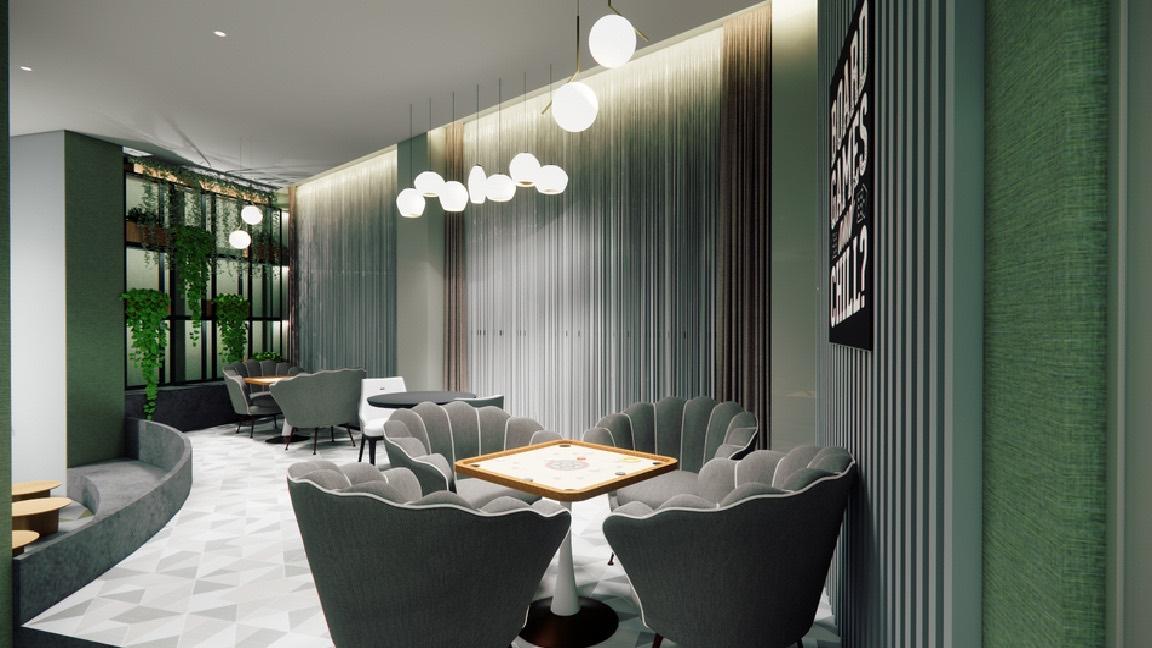 GBTB Club House - Luxury Interior Designers in Hyderabad, interior detail 12 by Simplify Home