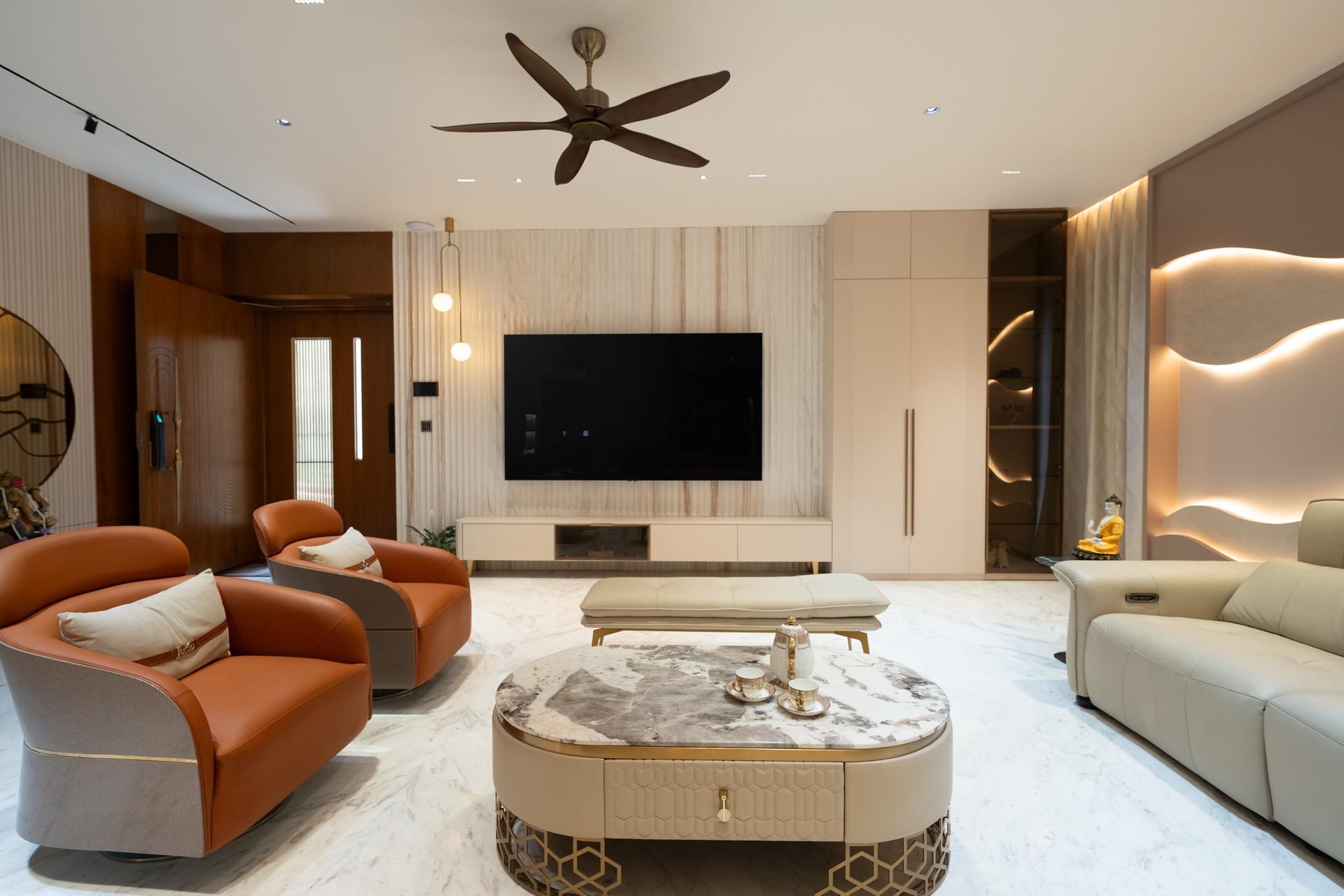 Luxury Villa, Suryapet, interior detail 5 by Simplify Home