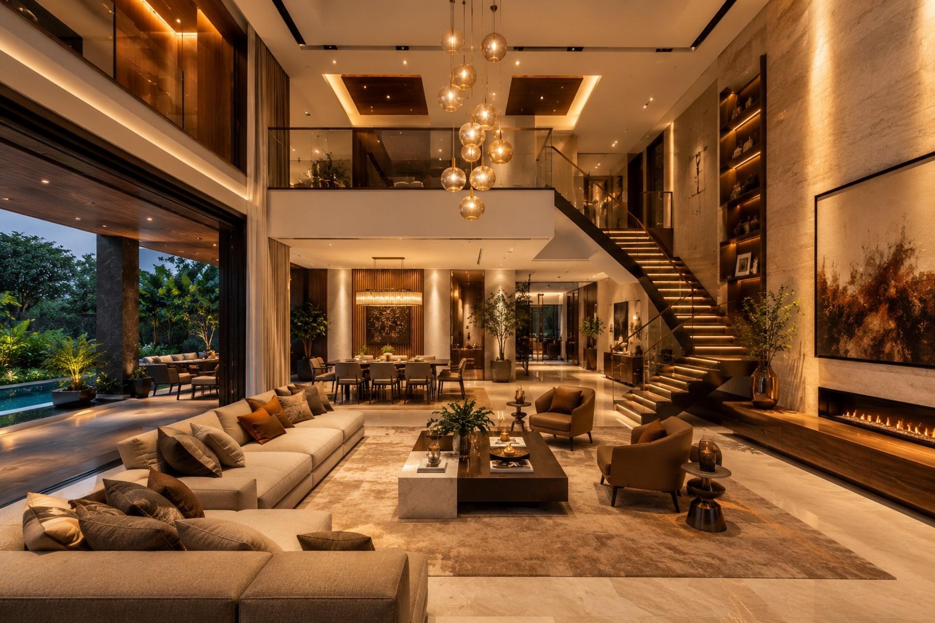 Luxury Interior Designers in Vamsiram Manhattan, apartment interior in Hyderabad by Simplify Home