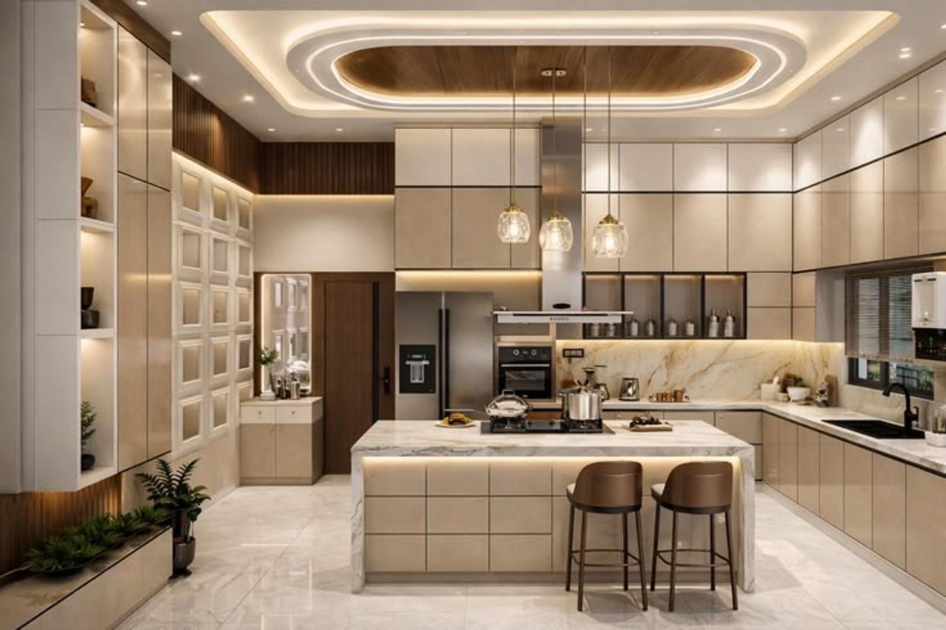 Luxury Interior Designers in The Classe by DSR Hyderabad, interior detail 2 by Simplify Home