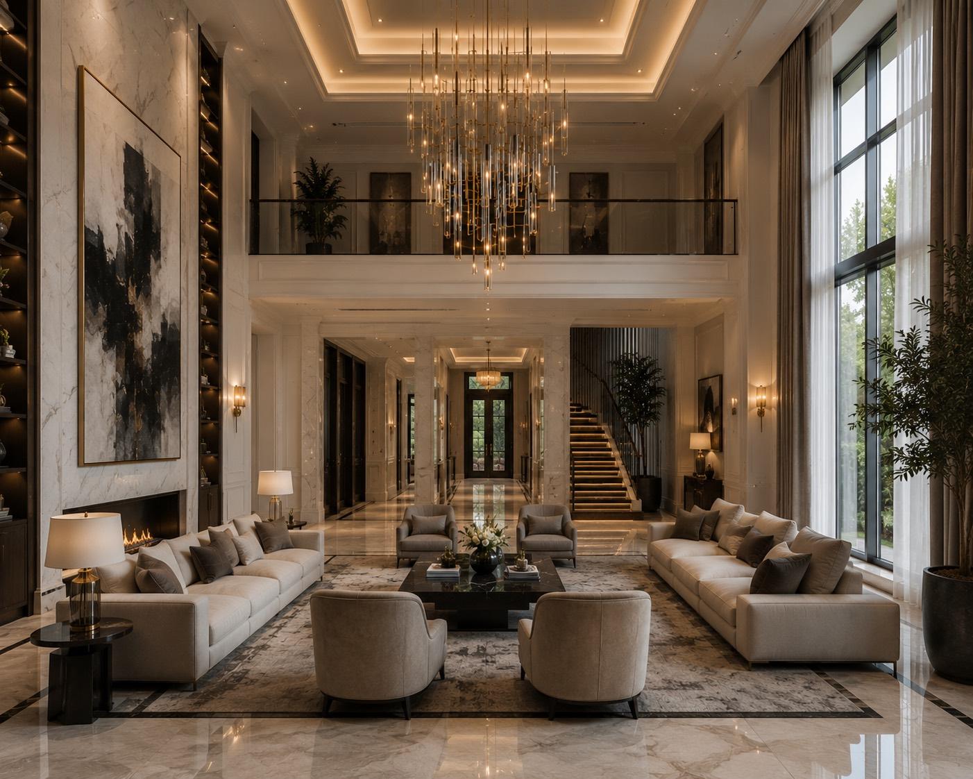 Luxury Interior in Brigade Gateway Interiors Kokapet, apartment interior in Hyderabad by Simplify Home