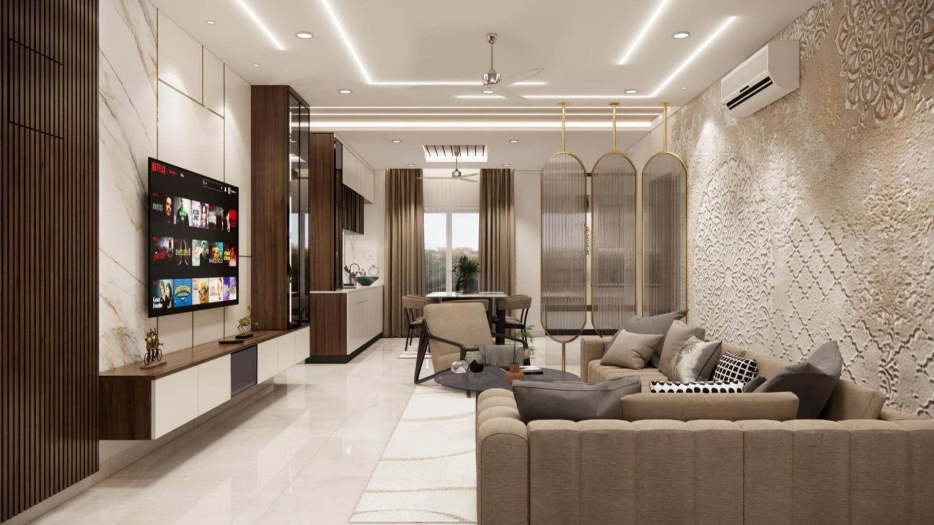 Prashanth - Luxury Interior Designers in Hyderabad, Apartment interior design project in Hyderabad by Simplify Home