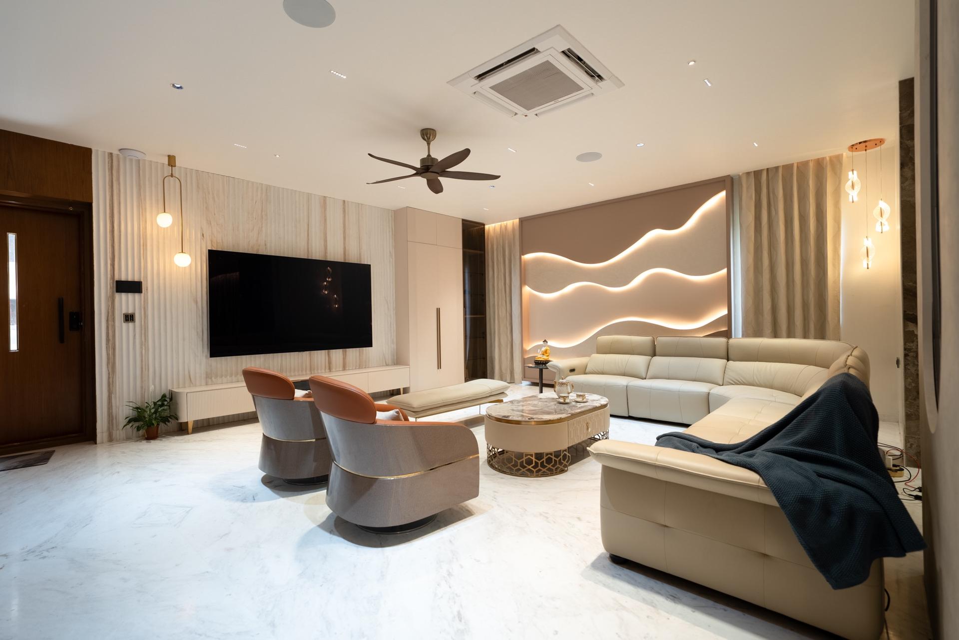 Luxury Villa, Suryapet, interior detail 3 by Simplify Home