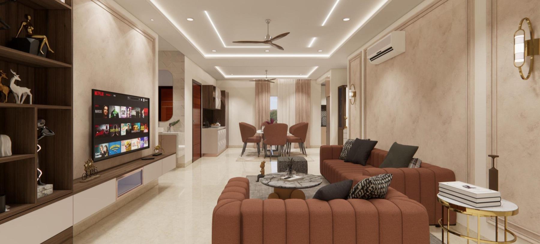 Abhay Rana - Luxury Interior Designers in Hyderabad, interior detail 2 by Simplify Home