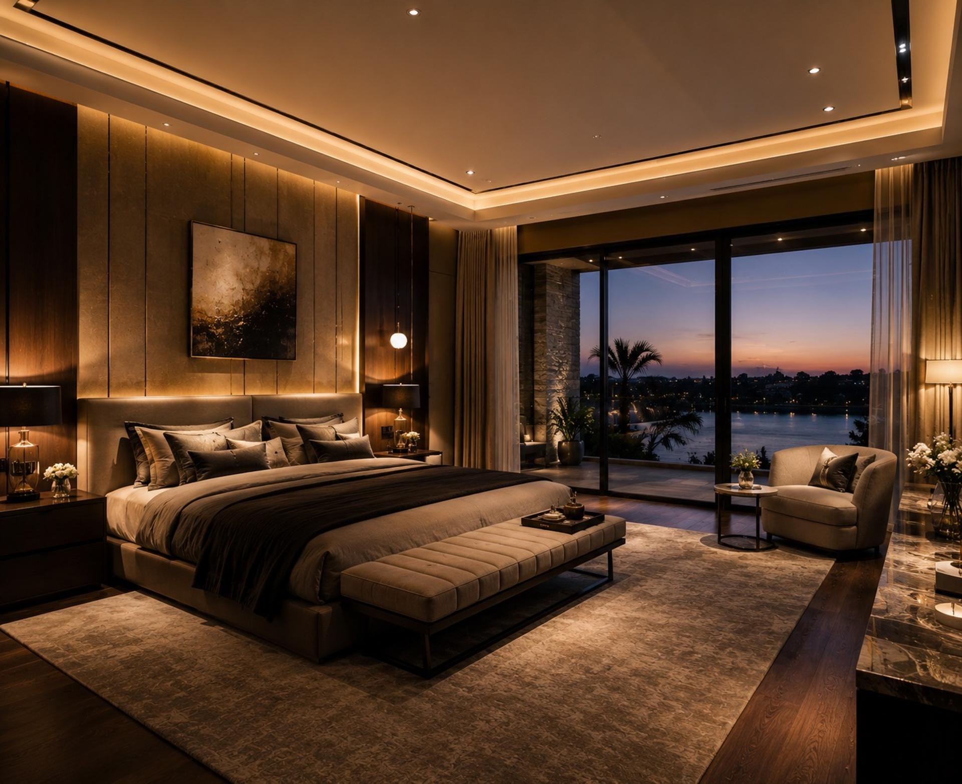 Luxury Interior in Palm Breeze Hyderabad, interior detail 2 by Simplify Home