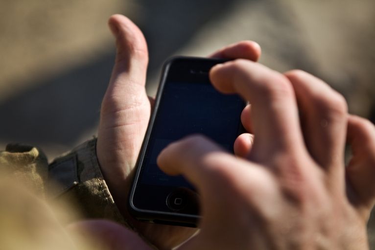In Afghanistan, armed with an iPhone